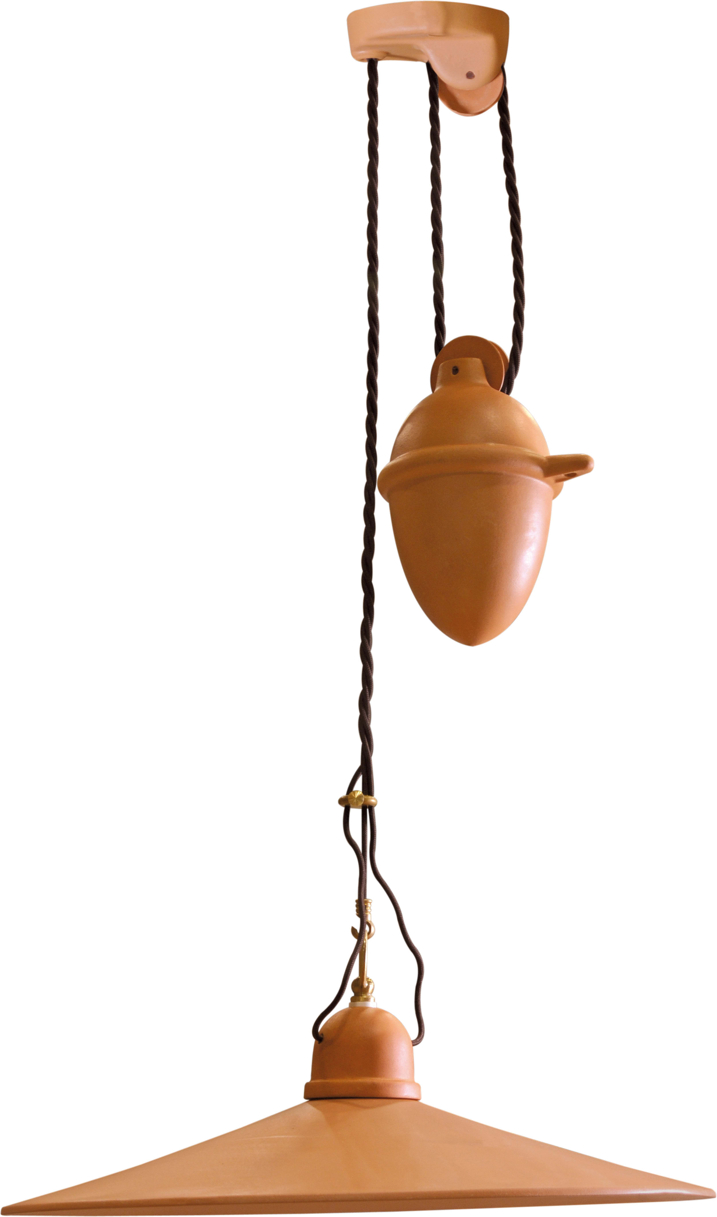 C'ERA UNA VOLTA - Saliscendi E27 e Placca Liscia Cotto D.40.