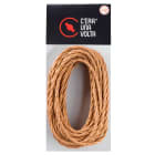 C'ERA UNA VOLTA - Treccia in cotone 3G1 da 10 metri, colore cotto.