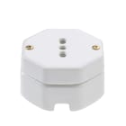 C'ERA UNA VOLTA - Presa polivalente 2P+T 10/16A 250V ottagono - serie.