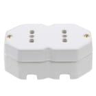 C'ERA UNA VOLTA - 2 prese 10/16A 250V d'ottagono - serie doppio ottagono.