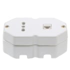 C'ERA UNA VOLTA - Presa Telf. Plug 6/4 + 10/16A - Serie Doppio Ottagono. 7280