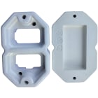 C'ERA UNA VOLTA - Scatola di derivazione d'ottagono serie doppio.