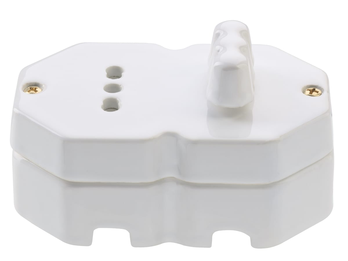 C'ERA UNA VOLTA - Invertitore rotativo con presa da 10/16A doppio ottagono - Serie Doppio Ottagono. 7288