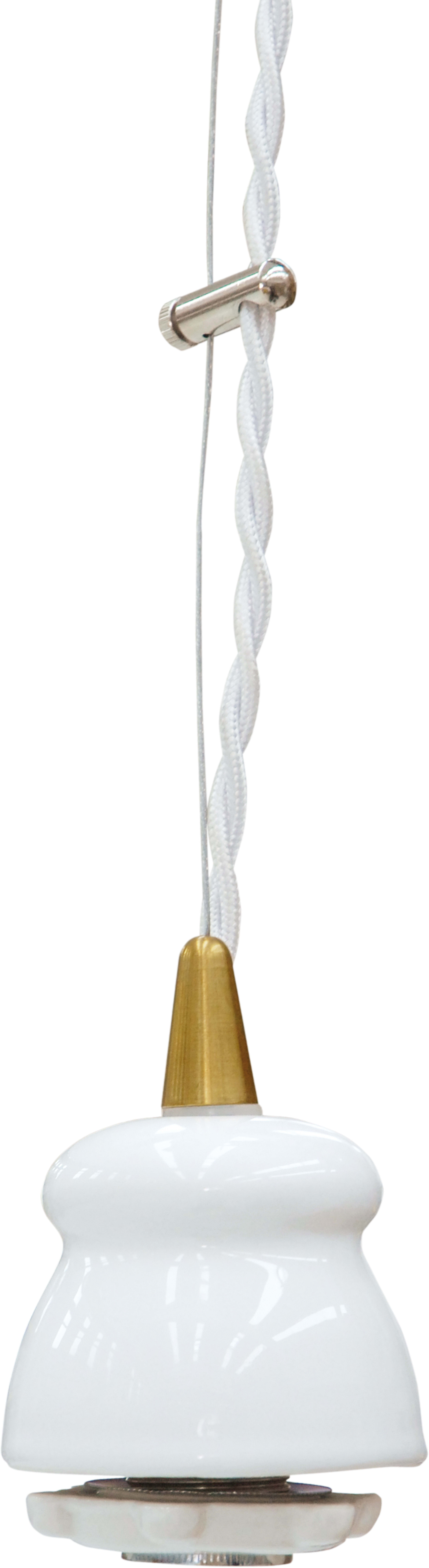 C'ERA UNA VOLTA - Sospensione E27 BN con cavo tessile. 7302