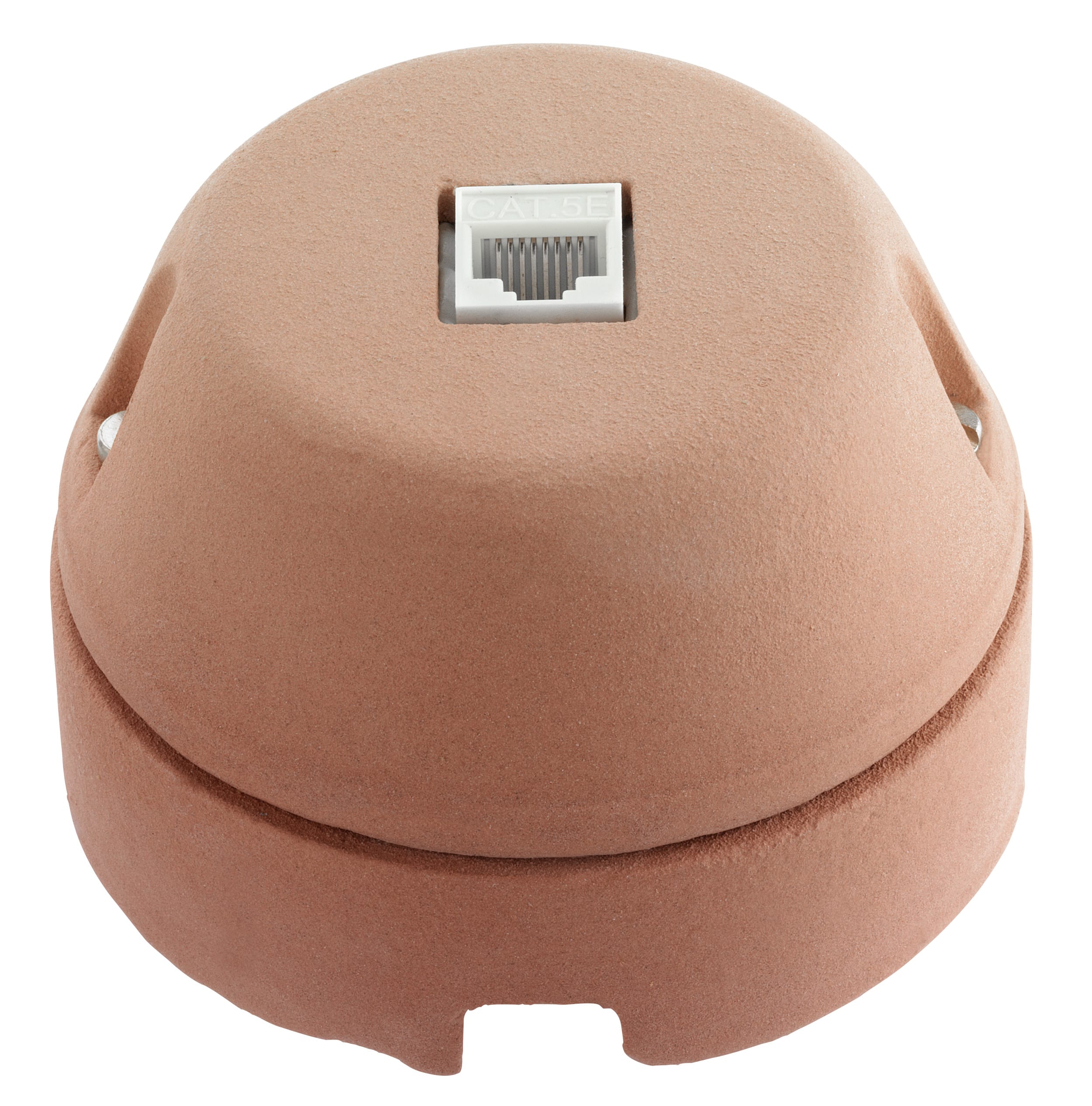 C'ERA UNA VOLTA - presa telefonica 6/4 diametro 90mm euro-cotto.