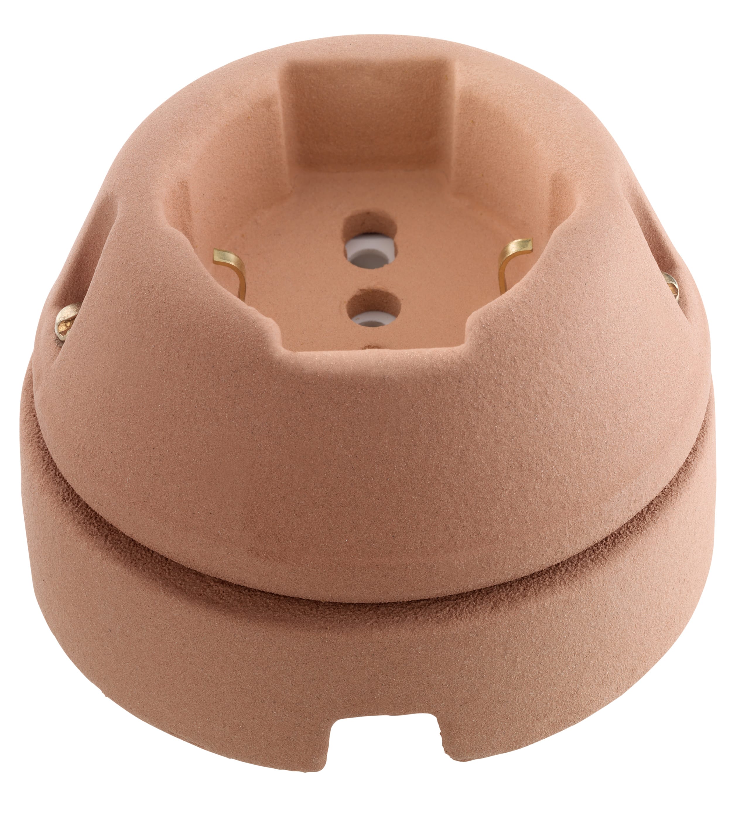 C'ERA UNA VOLTA - Presa universale 10/16A con presa Schuko e design Euro-Cotto.