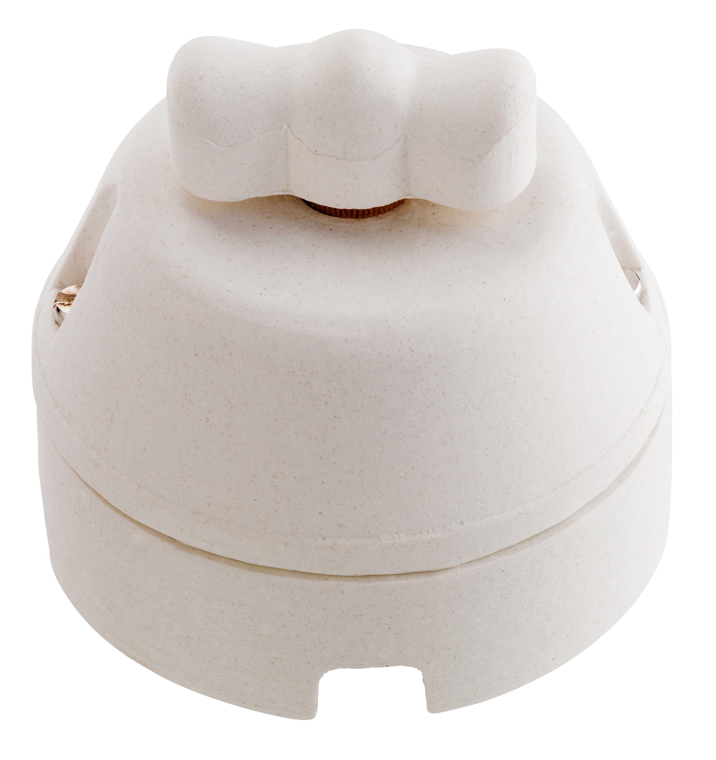 C'ERA UNA VOLTA - Interruttore rotativo diametro 85mm 10A 250V pietra CE. 7730