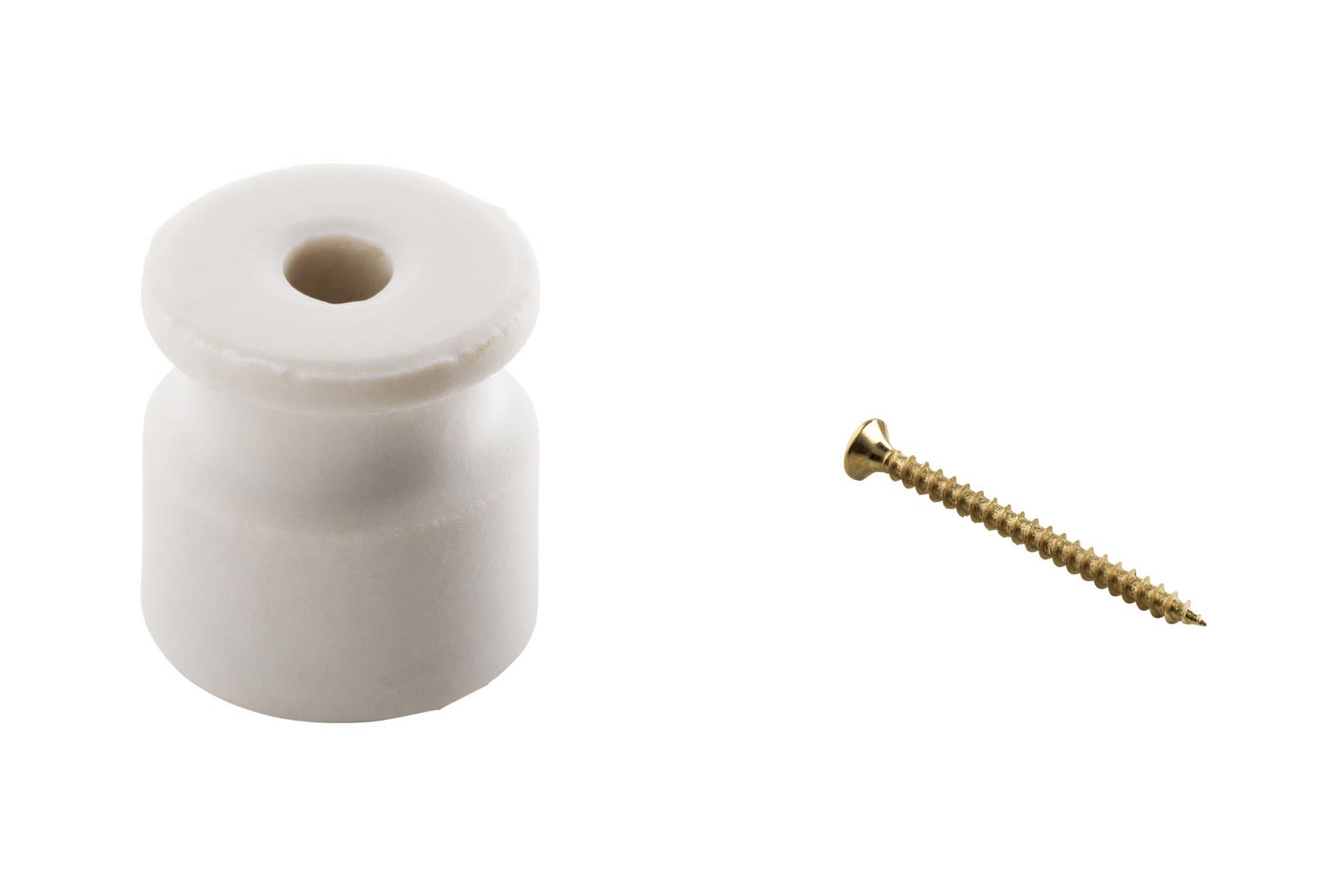 C'ERA UNA VOLTA - Isolatore in Cordierite con Vite Ottone per un'installazione affidabile e resistente. 7742