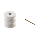 C'ERA UNA VOLTA - Isolatore doppio cordierite con vite ottone.