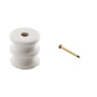 C'ERA UNA VOLTA - Isolatore doppio cordierite e chiodo ottimo per isolare e fissare.