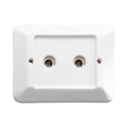 C'ERA UNA VOLTA - Serie Delux 2 prese TV D.9.5 pistacchio. 7768/PI