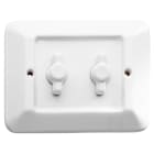 C'ERA UNA VOLTA - Serie Delux 2 Deviatore Rotativo 10A 250V Bianca. 7771