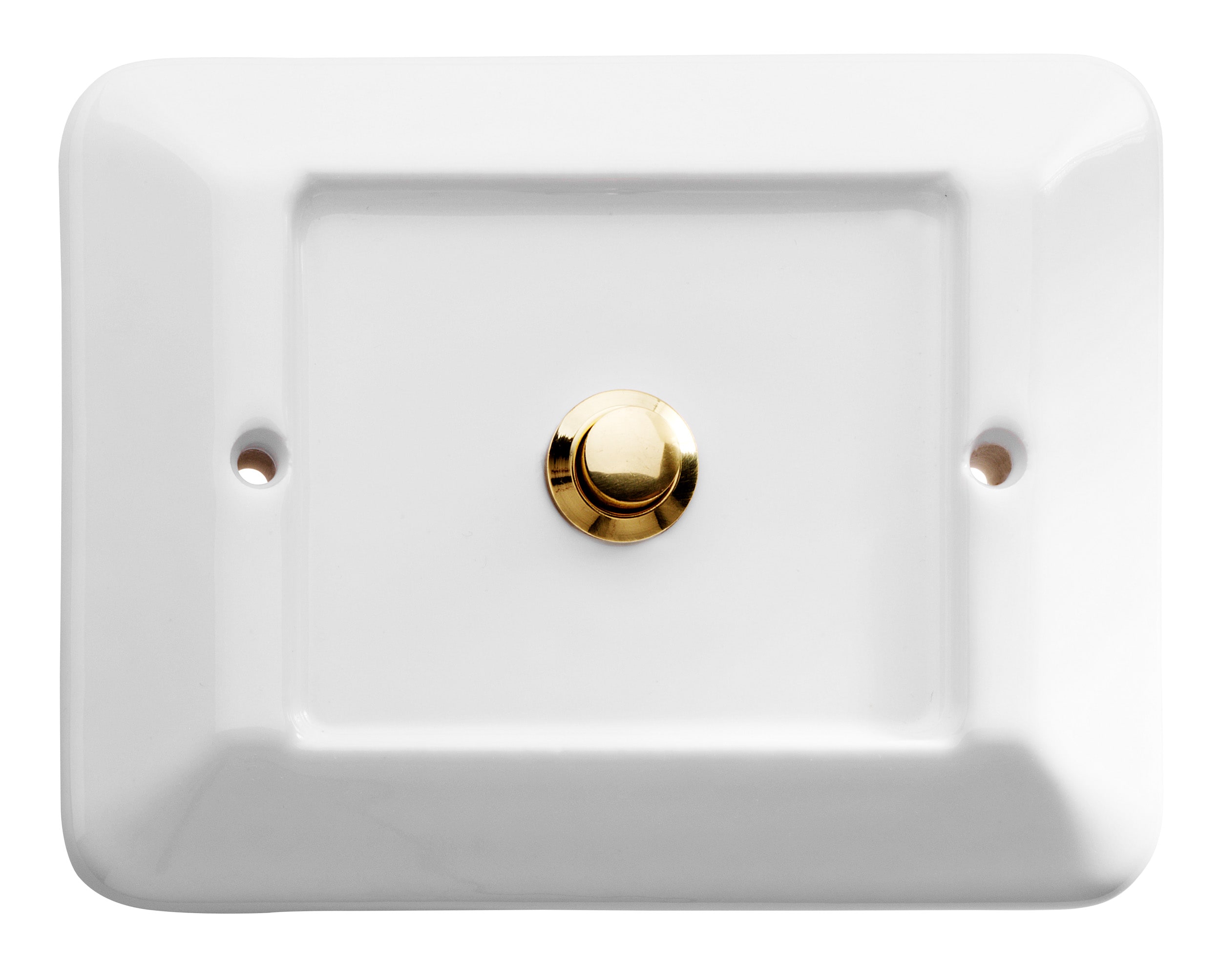 C'ERA UNA VOLTA - Serie Deluxe Campanello 6A 250V Arancio.