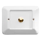 C'ERA UNA VOLTA - Serie Deluxe Campanello 6A 250V Arancio.