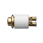 C'ERA UNA VOLTA - Ricambio pulsante a tasto ottonato 6A.