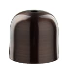 C'ERA UNA VOLTA - Cupolino in rame anticato per lampadine E27, dimensioni D62xH58mm.