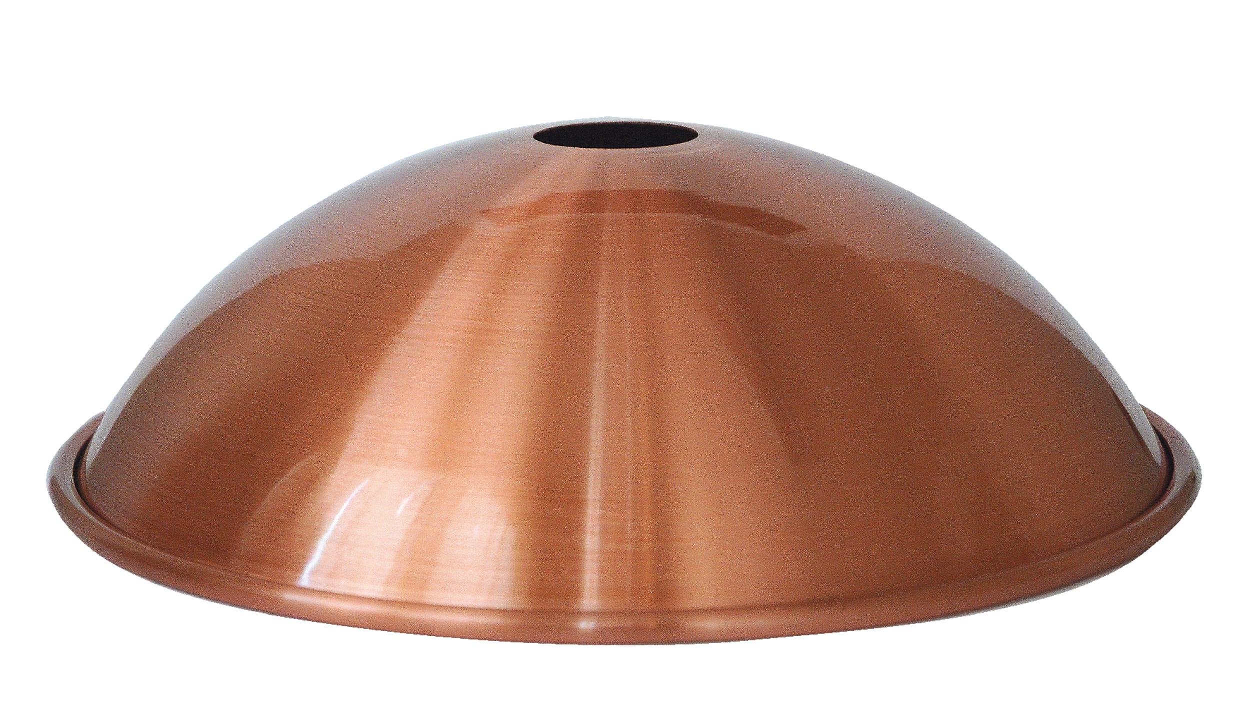 C'ERA UNA VOLTA - Piatto bombato liscio rame satinato diametro 22. 7825