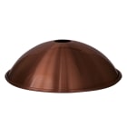 C'ERA UNA VOLTA - Piatto bombato liscio in rame anticato diametro 22.