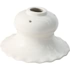 C'ERA UNA VOLTA - Piatto in Porcellana a Forma di Campanella D.18 cm con Attacco E14.