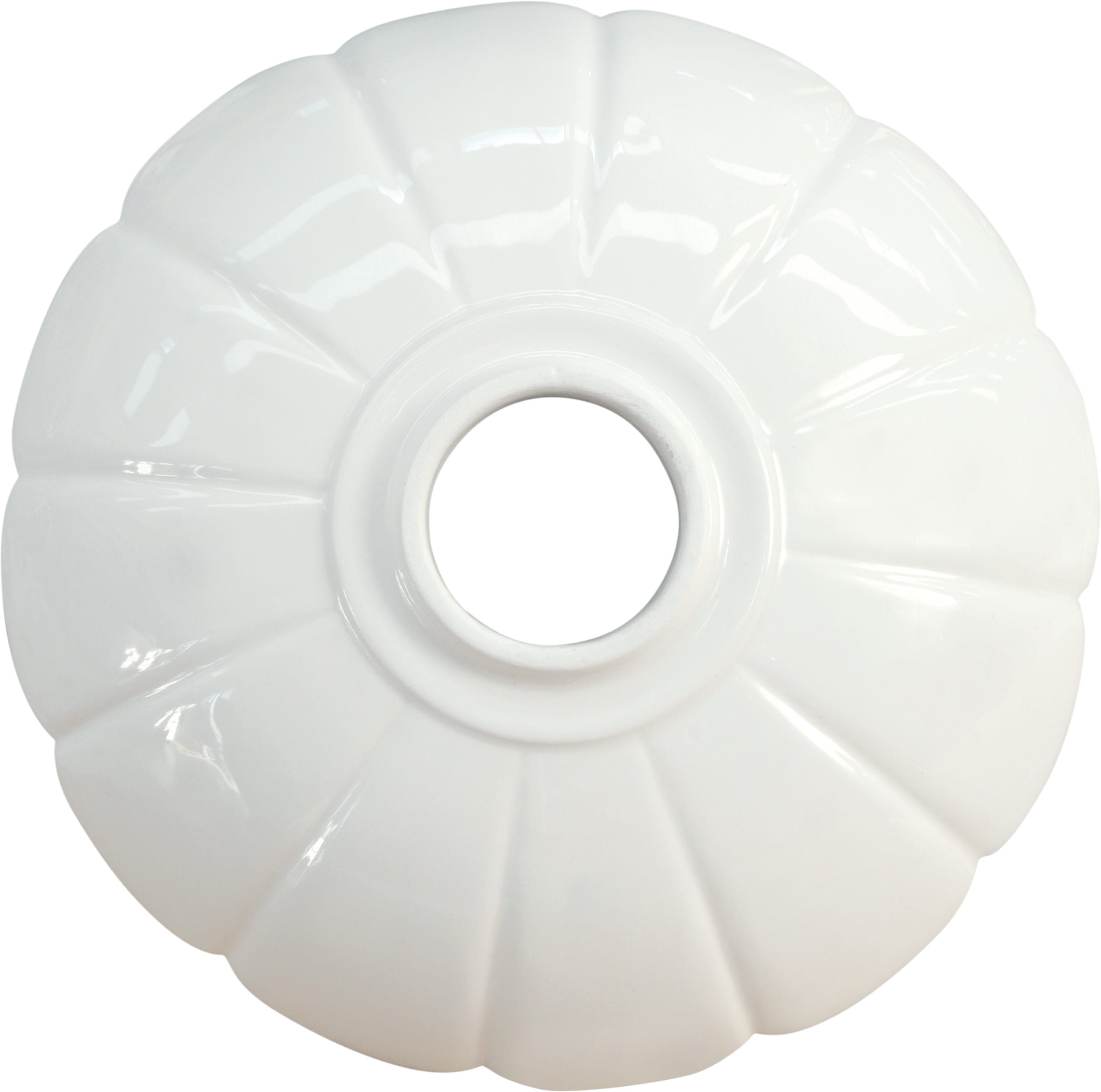 C'ERA UNA VOLTA - Piatto Porcellana Traf.Fiore Margherita D.20cm.