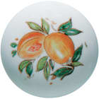 C'ERA UNA VOLTA - Pomello in porcellana diametro 3.5cm completo di vite color albicocca.