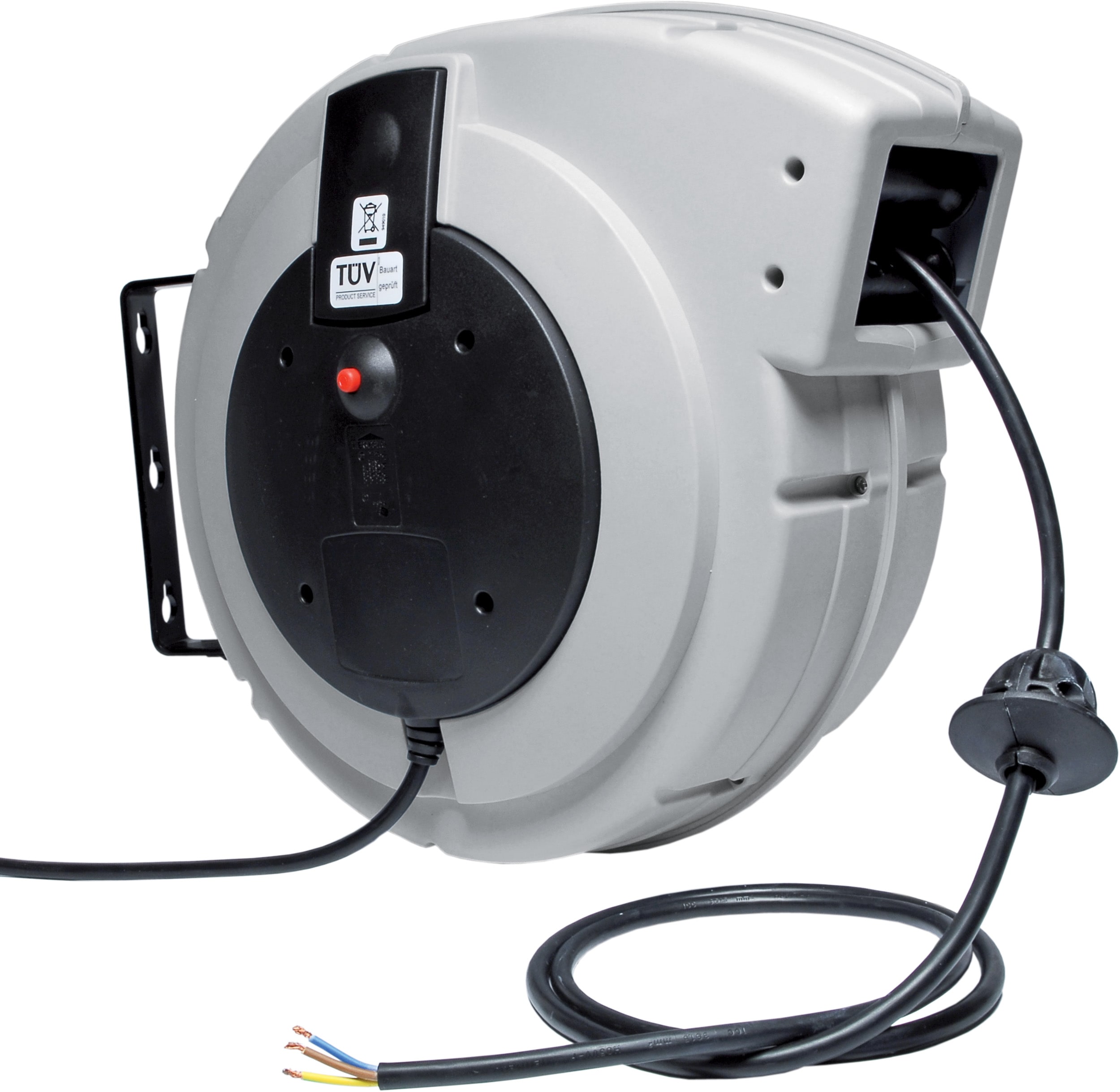 LE PROLUNGHE - Avvolgicavo Rolly 3G1.5 metri 25 senza spina con presa autorientabile.