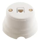 C'ERA UNA VOLTA - Presa telefonica per plug 6/4 diametro 75mm sasso CE