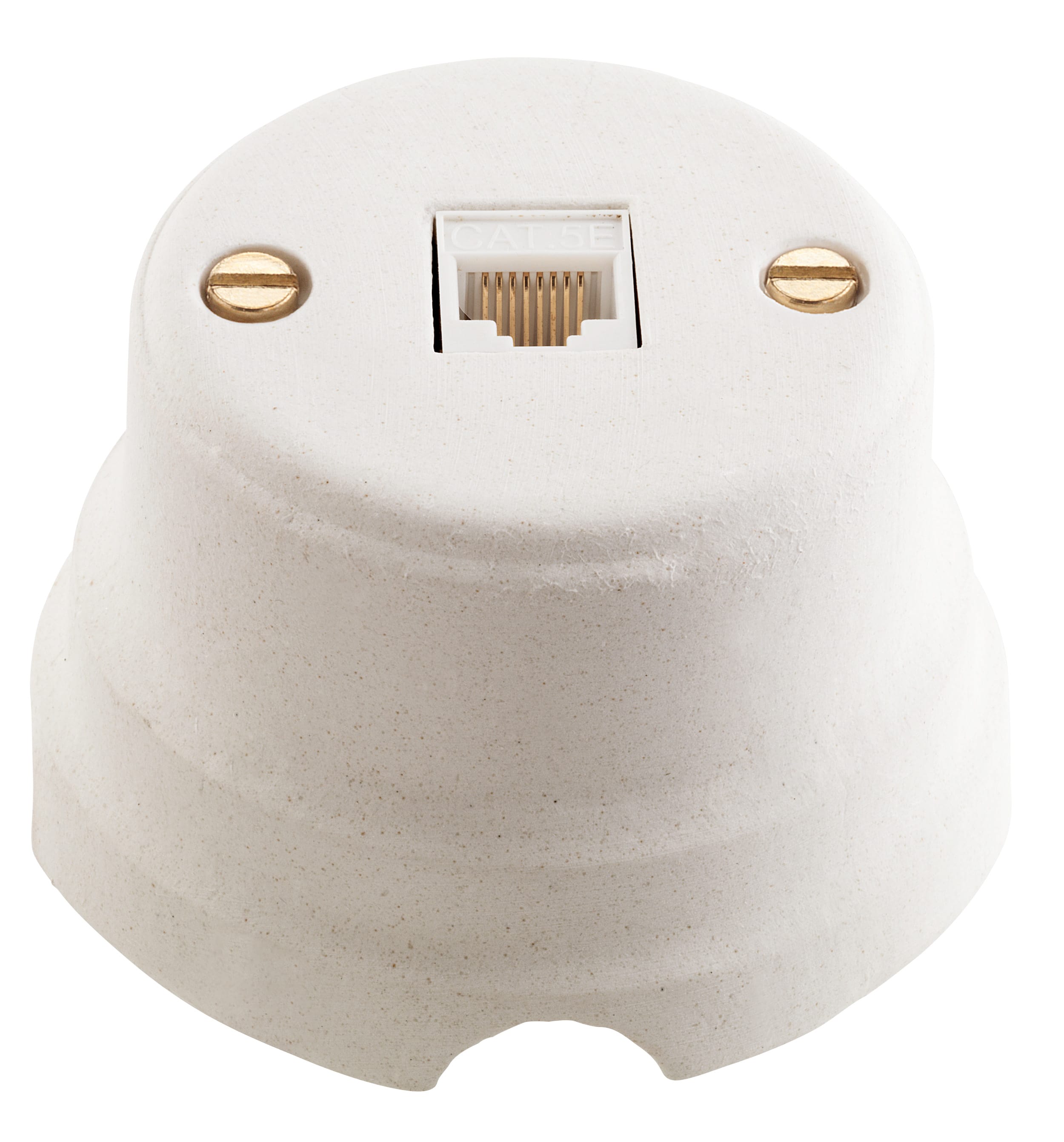 C'ERA UNA VOLTA - Presa telefonica per plug 6/4 diametro 75mm sasso CE