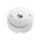 C'ERA UNA VOLTA - Pulsante tasto ottonato serie Volux 20.20. 8388