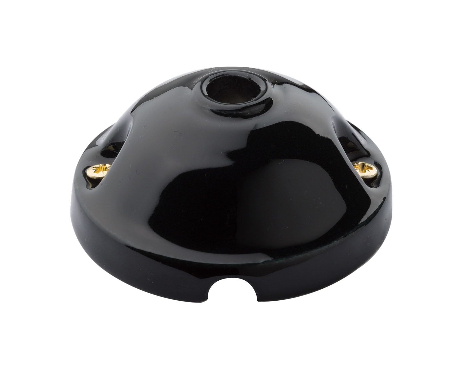 C'ERA UNA VOLTA - Rosone in porcellana nera D.70 Noir 70mm. 8412