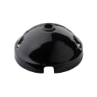 C'ERA UNA VOLTA - Rosone in porcellana nera D.90mm noir.