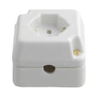 C'ERA UNA VOLTA - Presa Universale 10/16A + Schuko 250V Serie Cubetto.