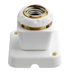 C'ERA UNA VOLTA - Spot E27 Basso Porcelana con Ghiera e Serigrafia Cubetto. 8474