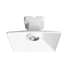 C'ERA UNA VOLTA - Spot E27 con piatto quadrato in porcellana 21x21cm.