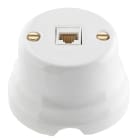 C'ERA UNA VOLTA - presa telefonica 6/4 diametro 74mm tonda. 8506