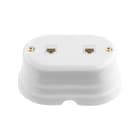 C'ERA UNA VOLTA - Serie Oval 1 Presa 10/16A + Cat.5, 2 Prese Trasmissione Dati. 8523