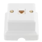 C'ERA UNA VOLTA - Presa telefonica 6/4 rettangolo - Adattatore per connessioni telefoniche standard.