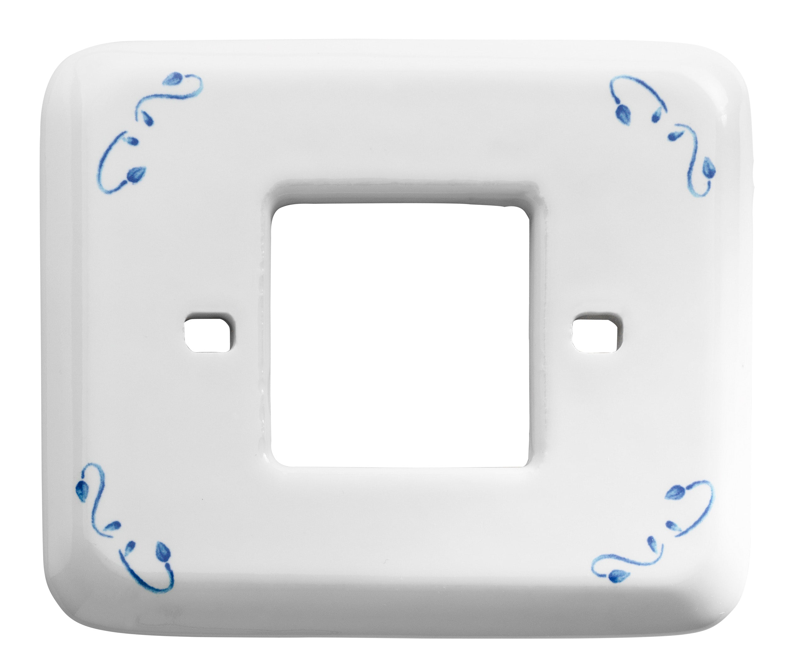 C'ERA UNA VOLTA - Placca decoro angoli blu linea Amica.