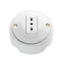 C'ERA UNA VOLTA - Presa polivalente 10/16A Volux Vedo1, Vedo. 8684