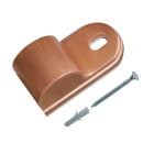 C'ERA UNA VOLTA - Clips per fissaggio a muro con viti D.20 satinato.