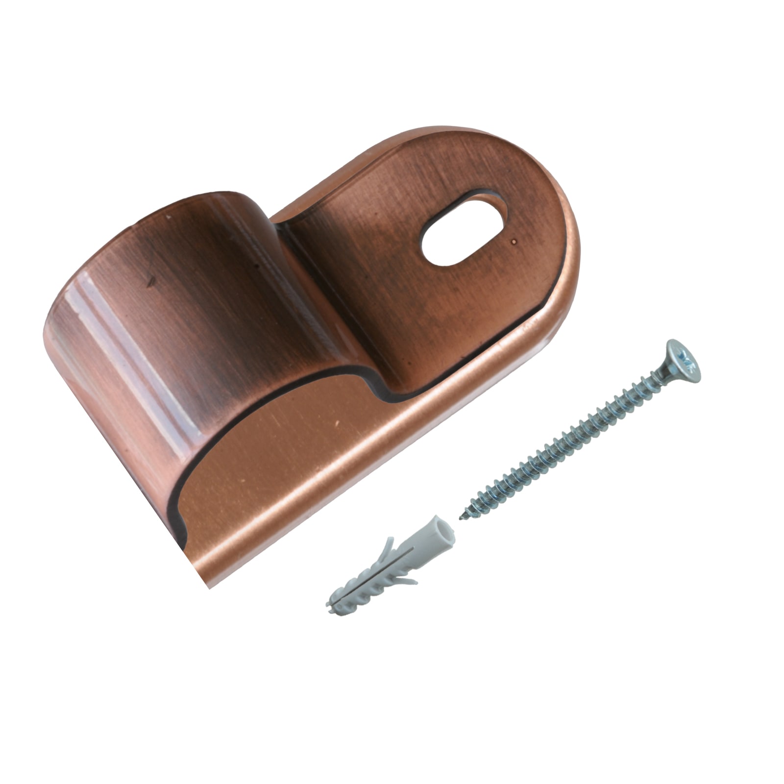 C'ERA UNA VOLTA - Clips per fissaggio a muro con viti d.20 in finitura anticata. 8699