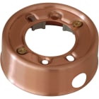 C'ERA UNA VOLTA - Base portaffrutto rame satin con 1 foro diametro 20.