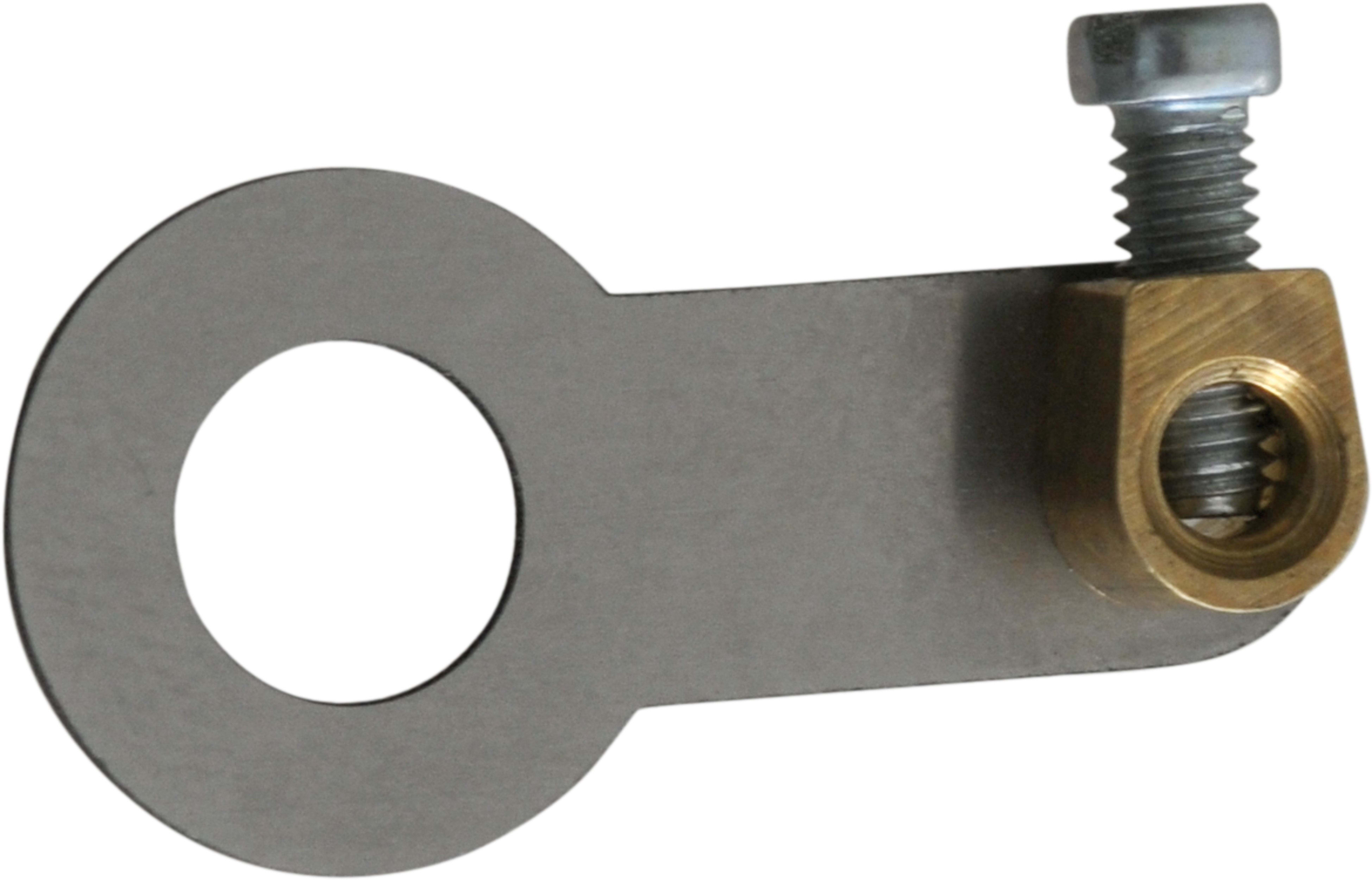 C'ERA UNA VOLTA - Morsetto di terra tondo per scatole in rame.