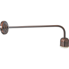 C'ERA UNA VOLTA - Applique in rame anticato con braccio da 50cm.