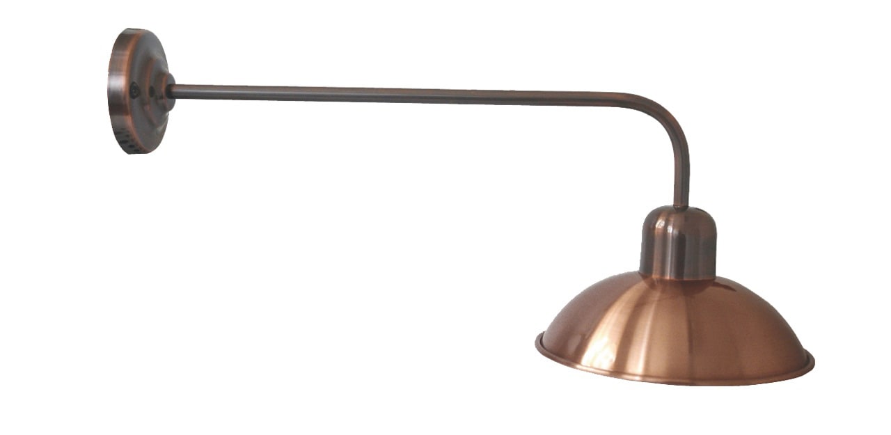 C'ERA UNA VOLTA - Applique in rame anticato 50cm con portalampada diametro 22. 8835/22