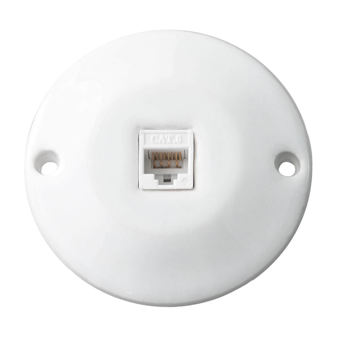 C'ERA UNA VOLTA - Presa telefonica 6/4 serie Volux plug. 8881