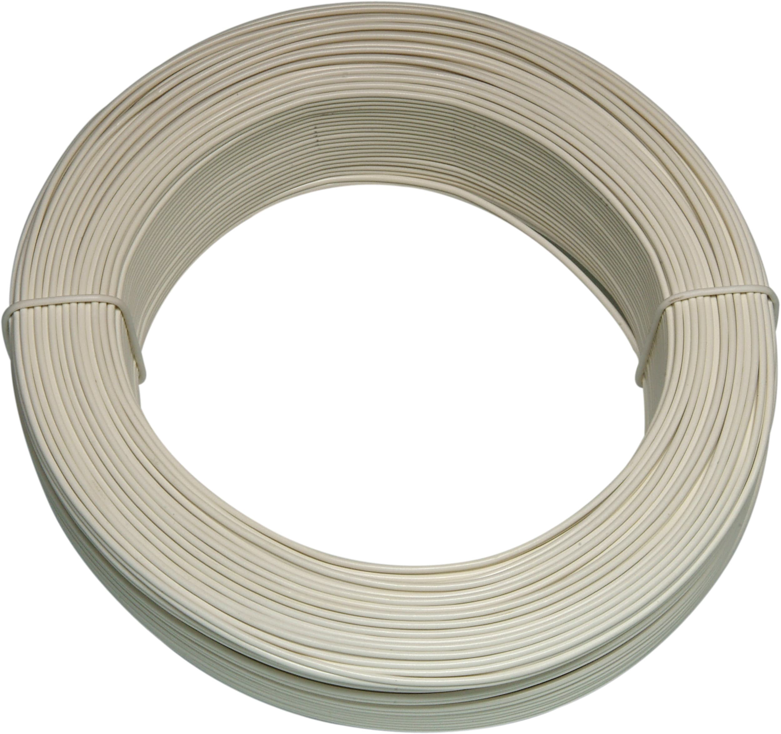 LE PROLUNGHE - Piattina c/s 2x0.50 bianco - mt.100.