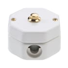 C'ERA UNA VOLTA - PULSANTE TASTO OTT. 6A 250V C/BASE 1FORO