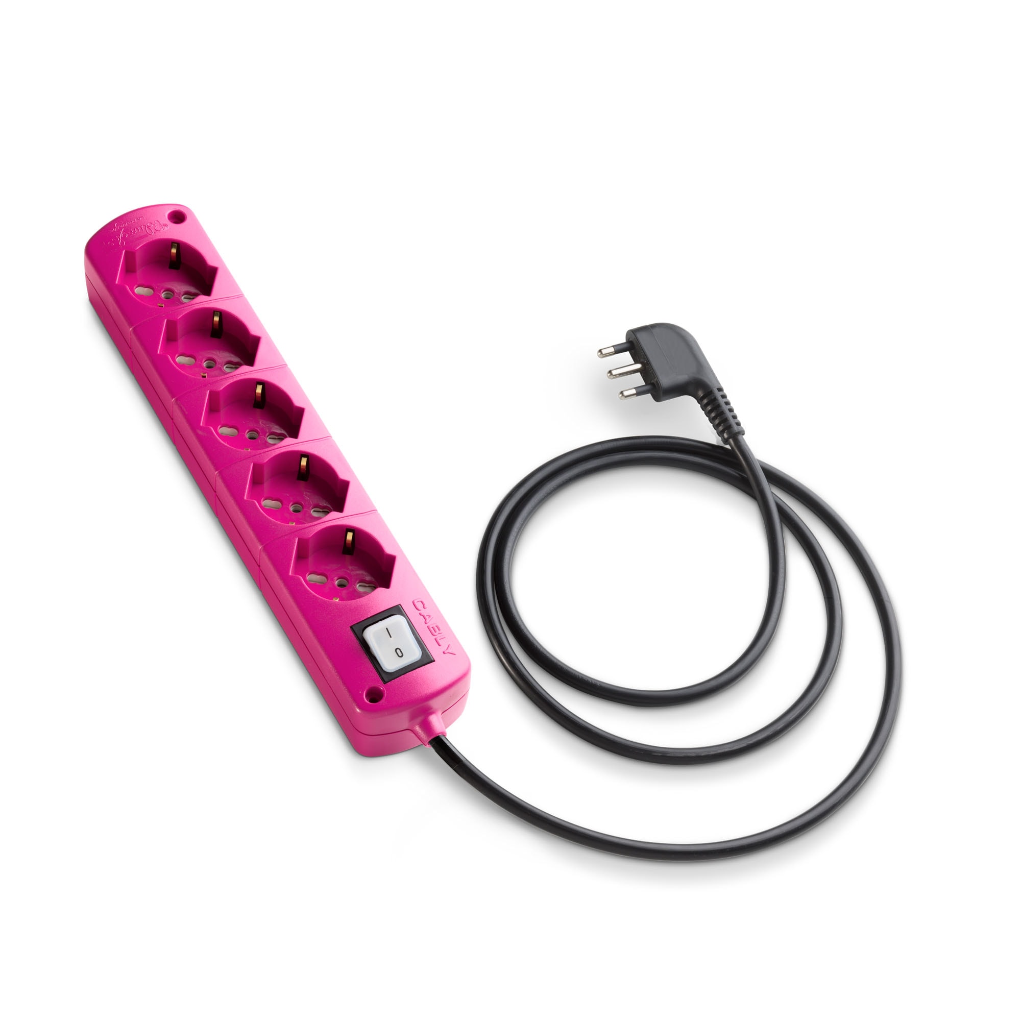 LE PROLUNGHE - CABLY 5U C/INT.FUCSIA +C/LIN.NE MT.3