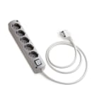 LE PROLUNGHE - CABLY 5U C/INT.GRIGIO +C/LIN.BN MT.3